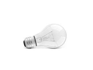 light bulb isolated on white. 3d render