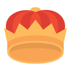 colored king crown