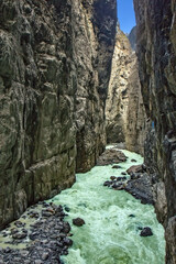 Glacier Canyon in Grindelwald, Swiss