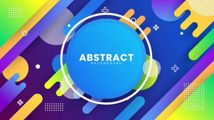 Abstract geometric background. Modern colorful background design. Suitable for banner, poster, flyer, brochure, or presentation