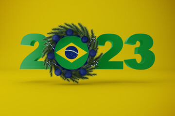 2023 Brazil With Wreath