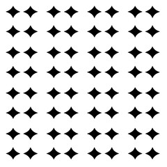 Vector pattern in geometric ornamental style. Black and white abstract background. Seamless repeat pattern.