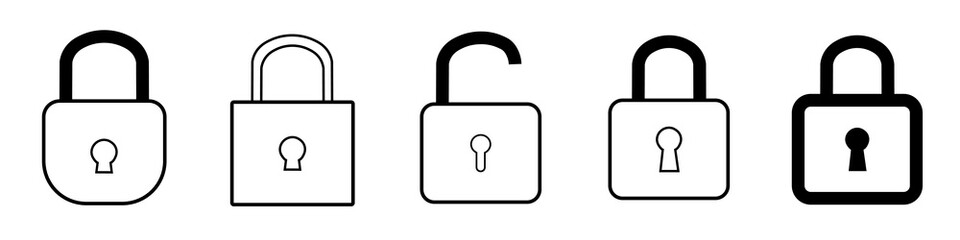 lock,  protection, lock icon, isolated on white background