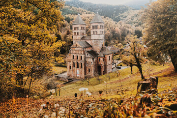 Abbaye de Murbach - En automne