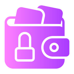 payment protection gradient icon