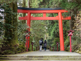 Torii at Hakone Shrine, Hakone, Japan