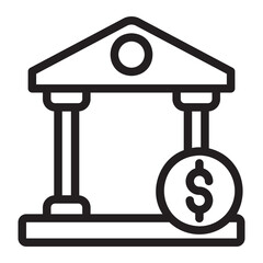 bank line icon