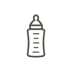 baby bottle icon design vector template