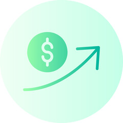 Revenue gradient icon