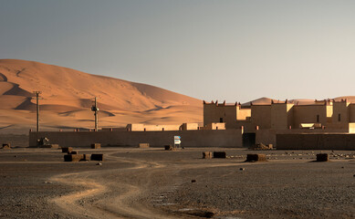 Moroccan desert dunes