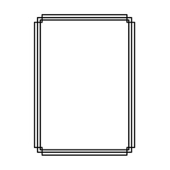 Certificate line frame border