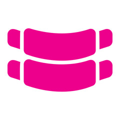 ribs gradient icon