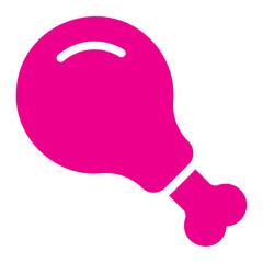 Chicken Thigh gradient icon