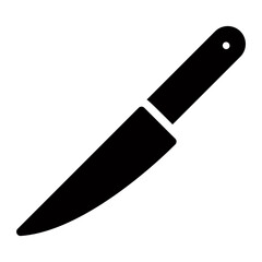 knife glyph icon