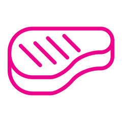 Obraz premium beef gradient icon