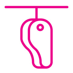 butchery gradient icon