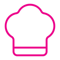 chef hat gradient icon
