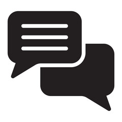 chat glyph icon