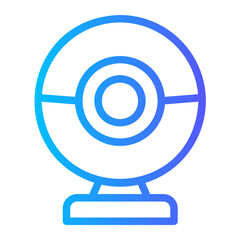 webcam gradient icon