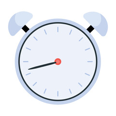 Grab this flat icon of timepiece