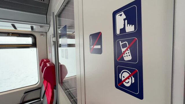 icon set with rules for train rides
