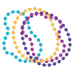mardi gras necklaces