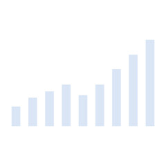 Modern icon of data analysis in flat style 