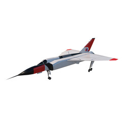 Fighter plane 1- Perspective F view png