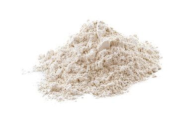 Ultra-ventillated white clay pile in macro