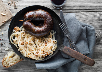 Bloody sausage morcilla