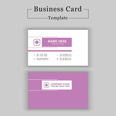 Creative abstract shapes Company business card template