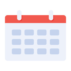 Flat vector icon of a reminder