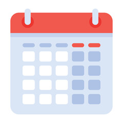 Flat vector icon of a reminder