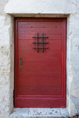 Porte médiévale du village de Le Poet Laval