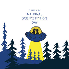 National Science Fiction Day is celebrated every year on 2 January.  © gorito