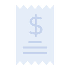 Modern flat vector of a document 