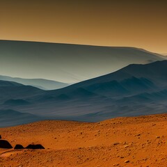 Fototapeta na wymiar Views of Mars