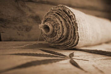 Fabric made from hemp