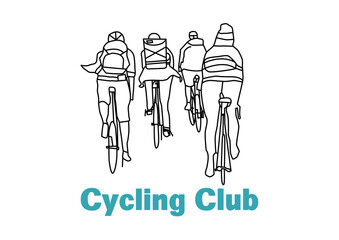 Riding bike in the city