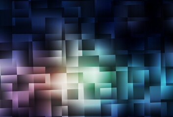 Dark Blue, Red vector polygon abstract backdrop.