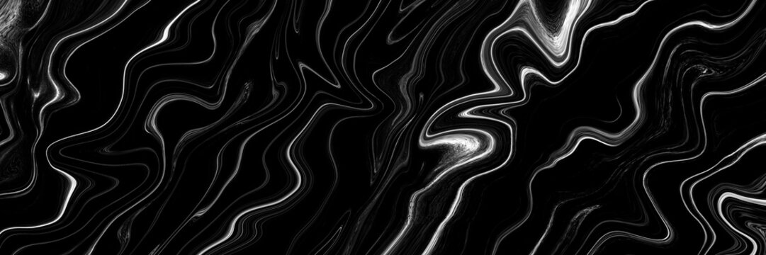 Black white marble oil ink liquid swirl texture for do ceramic counter dark abstract light background tile marble natural for interior decoration and outside.