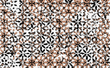 Check Seamless Pattern. Stripes and Swirls Batik Jeans Background. Abstract Geometric Corduroy. Floral Diagonal. Watercolor Imitation of Tartan Velvet Textile. Tie Dye Retro Illustration for Denim.