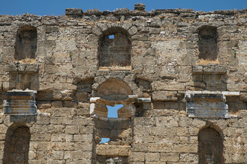 Aspendos Ancient City in Antalya, Turkiye