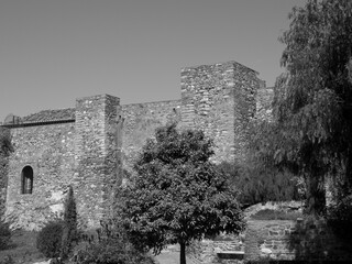 Die  Stadt Malaga in Andalusien