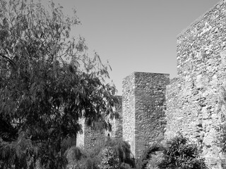 Die  Stadt Malaga in Andalusien