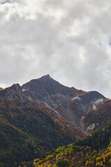 Mountain view from  Courmayeur, Valle d'Aosta, Italy