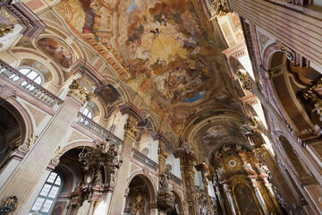 Interior of the Church of the Holy Name of Jesus; Wroclaw, Silesia, Poland