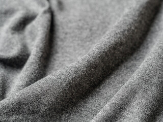 Gray cotton jersey fabric texture