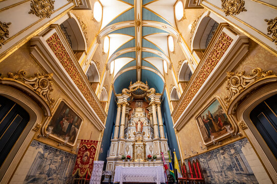 Main altarpiece of the Church of the Blessed Sacrament at Rua do Passo; Salvador, Bahia, Brazil