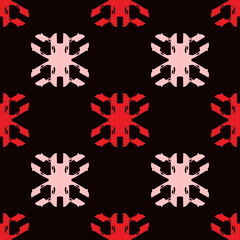 Obraz premium Seamless pattern with bright geometric shapes.